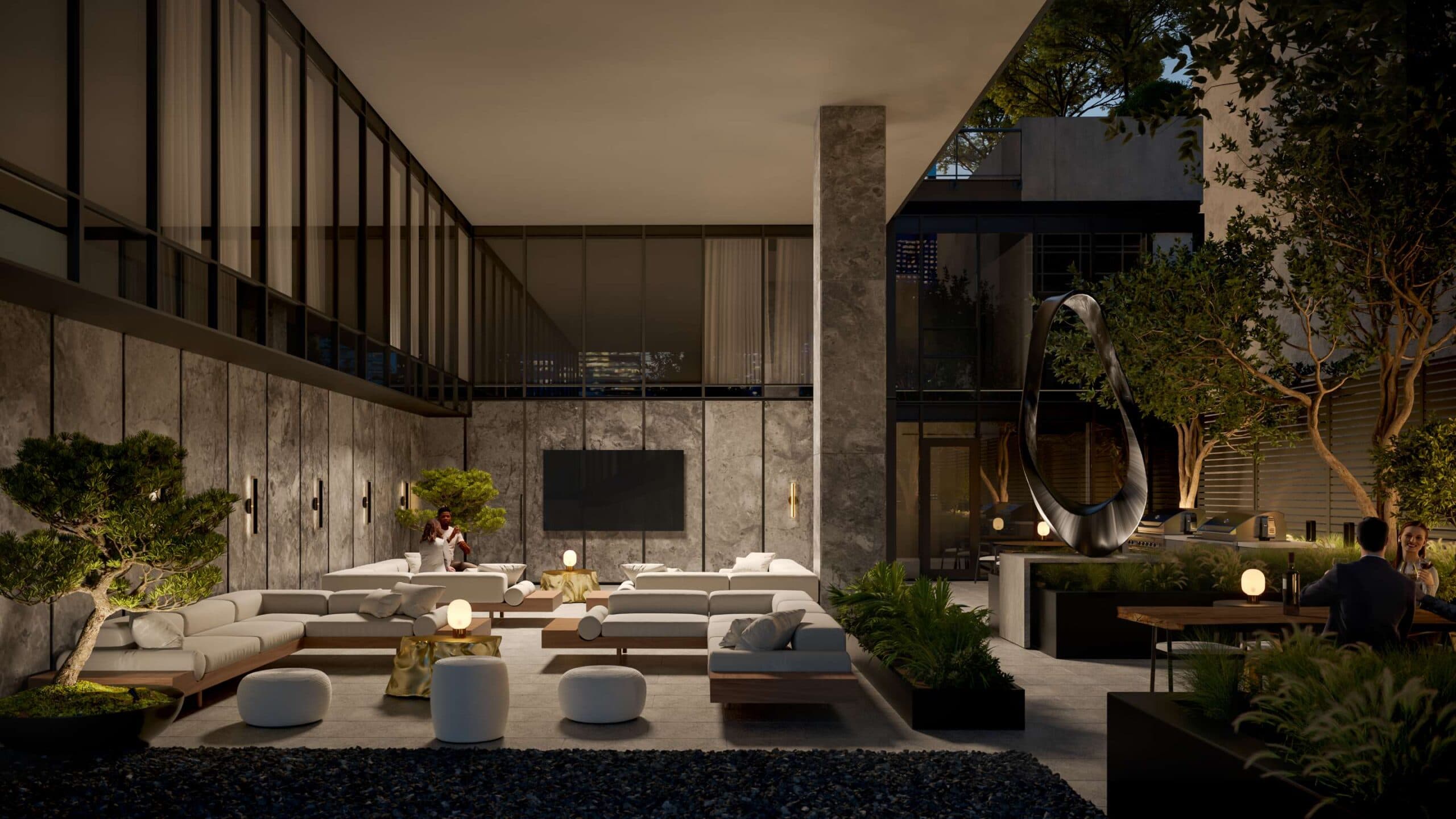 TERRACE WITH PRIVATE DINING AND BBQs